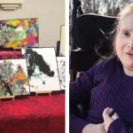 Artista com corpo paralisado pinta quadros com os olhos