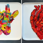 Arte de comida inspirada em animais fofos, personagens da cultura pop e outras coisas