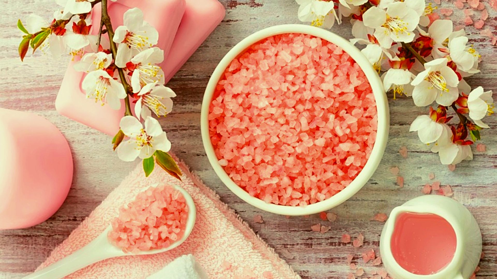 Sais de banho para relaxamento e bem-estar