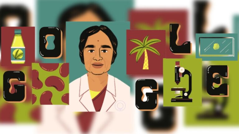 Kamala Sohonie é a homenageada do Google pelo seu 112º aniversário
