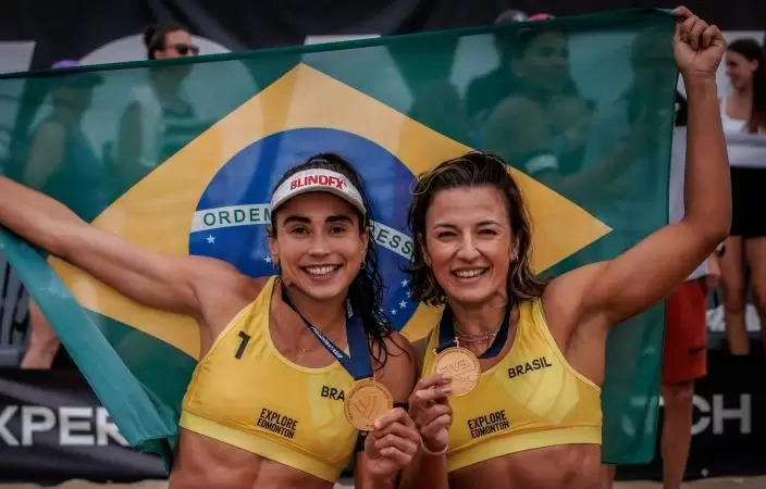 Brasil é ouro no Mundial de Vôlei de Praia