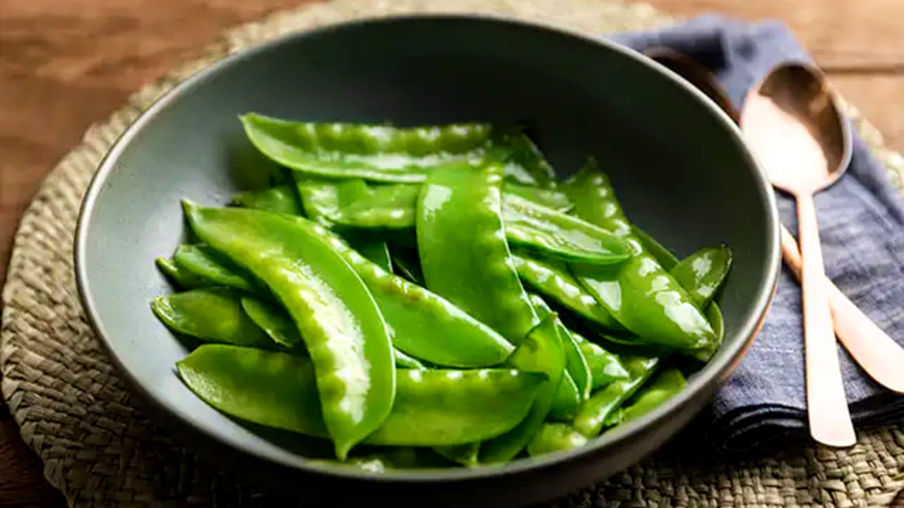 Ervilha-torta na manteiga