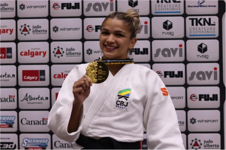 Larissa Pimenta brilha com 4º ouro no Pan-Americano de judô