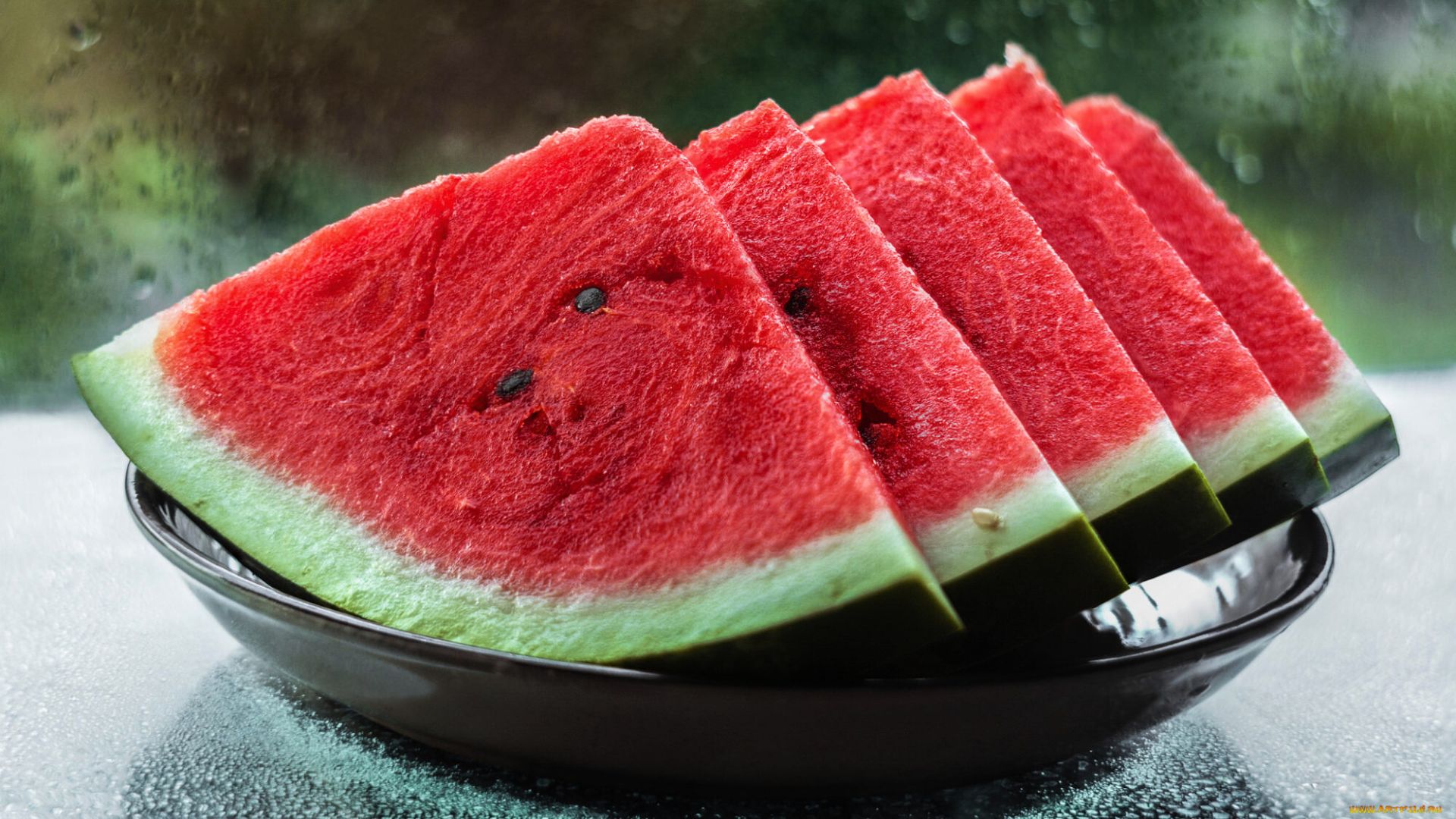 Delicioso sorvete cremoso de melancia