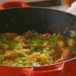 Ensopado de linguiça com batata