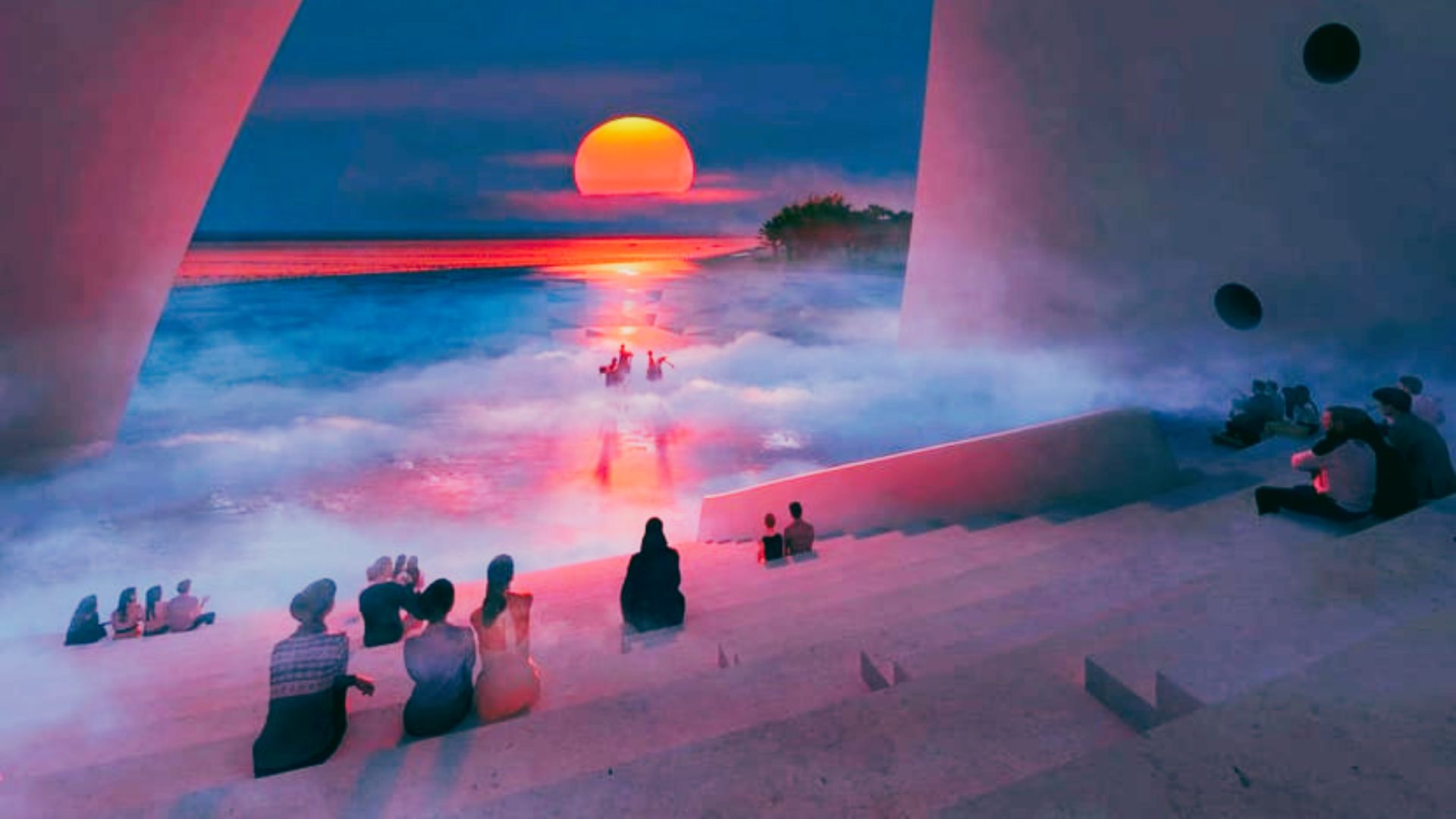 ”essa Torre ajuda reconectar as pessoas à antiga reverência pela natureza” disseram Li e Huang