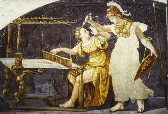 Athena x Aracne – A menina que desafiou os deuses