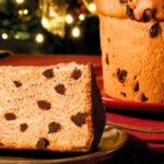 Panetone caseiro com gotas de chocolate