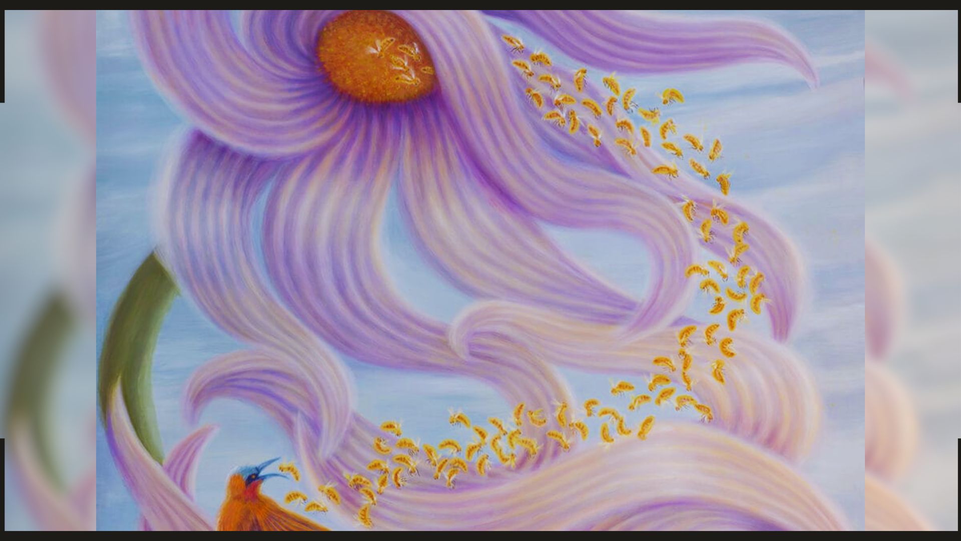 Artista Cynthia, cria ‘série de abelhas’ e plantas de outro mundo