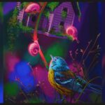 As criaturas da floresta em pinturas de Gigi Chen