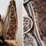 Artista “grava” imagens elaboradas do mundo natural diretamente na madeira