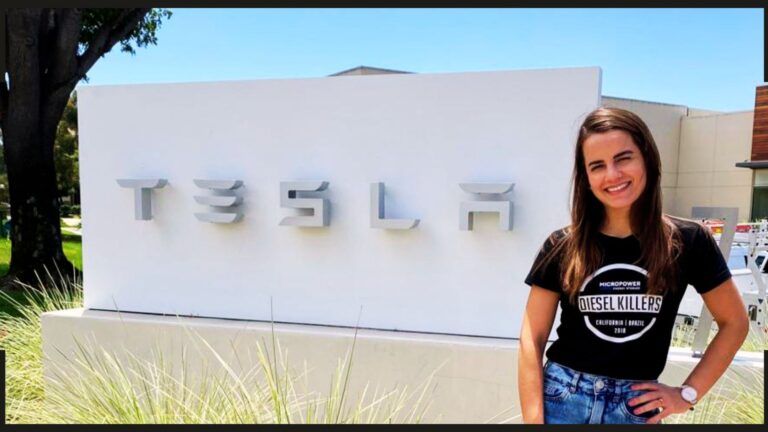 Patrícia foi a primeira mulher no Brasil a obter a certificação da Tesla