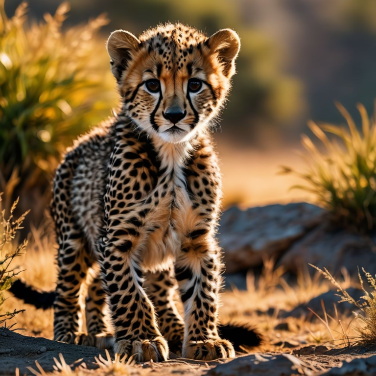 A chita é um dos felinos mais elegantes e ágeis do mundo animal