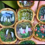 Shannon encanta nos detalhes de seus fantásticos dioramas em aquarela