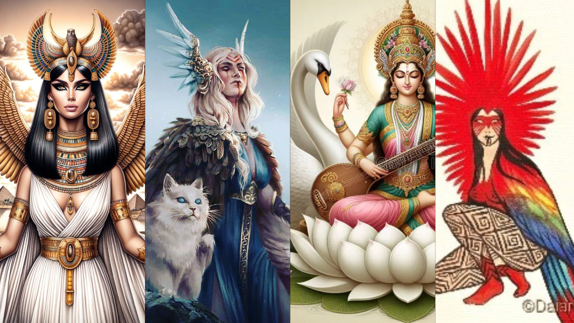 Asas do Sagrado: Deusas e Aves nas Mitologias do Mundo