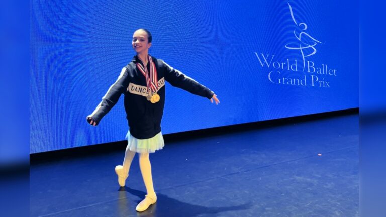 Bailarina baiana de 10 anos brilha na Noruega e ganha prêmio internacional