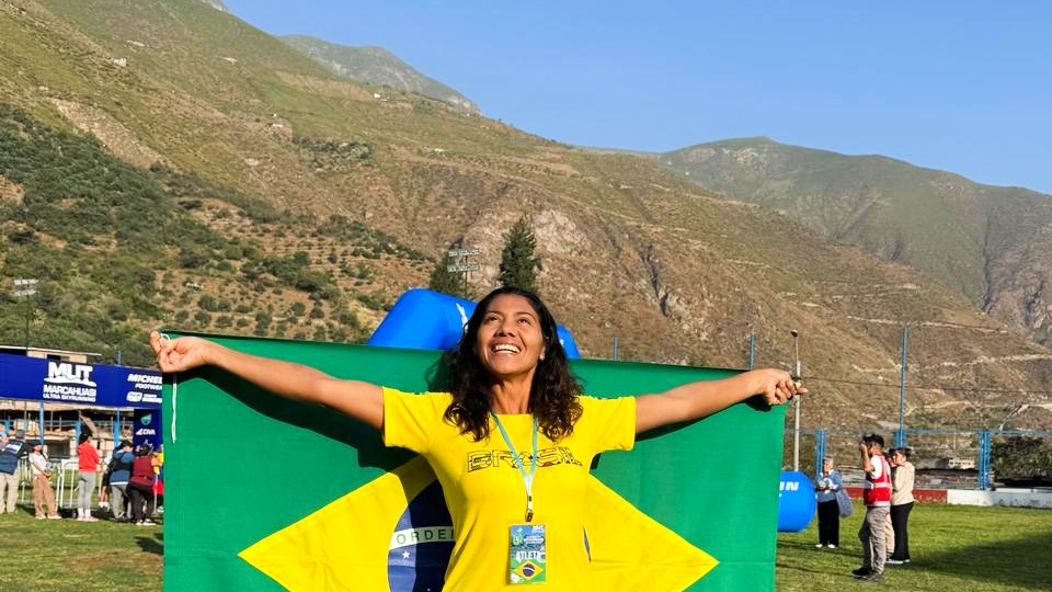 ‘alegre por ver o resultado de todo esforço, treino e disciplina’, diz Rosa Kuglin, célebre no esporte Skyrunning