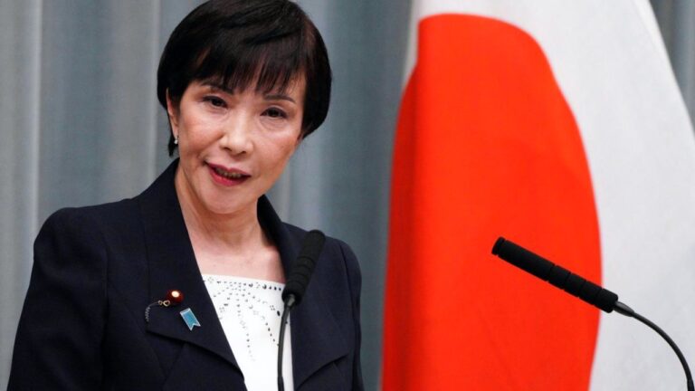 Sanae Takaichi, primeira mulher a governar o Japão