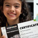 Com destaque de superdotada, Maria Antônia, conquista medalha de Matemática nos EUA