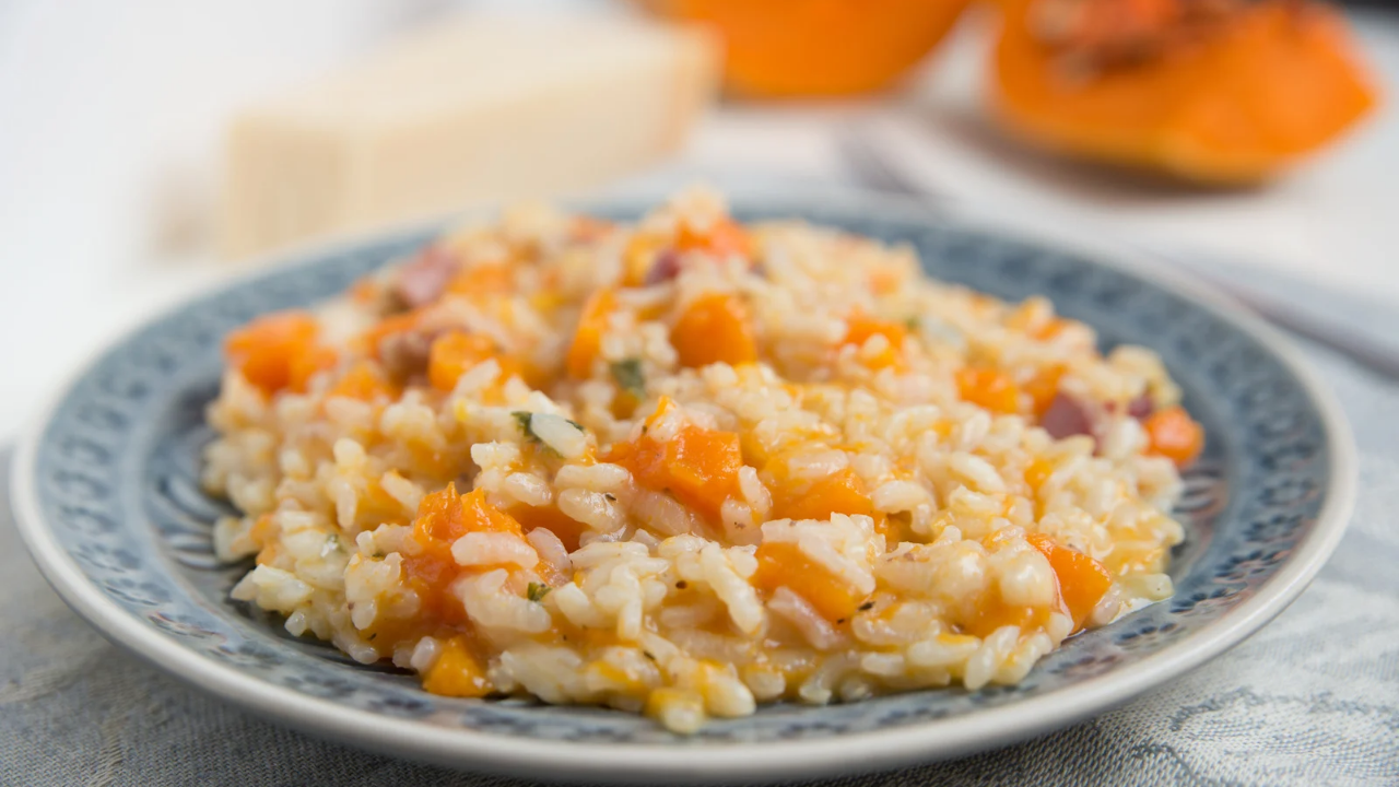 Risoto de abóbora com ervas frescas: simples, nutritivo e reconfortante