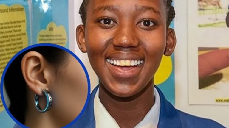 Aos 16 anos, Bohlale Mphahlele desenvolveu um dispositivo disfarçado de brinco para combater a violência