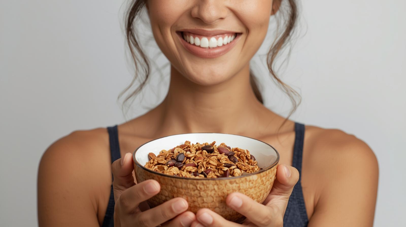 Granola salgada de sementes