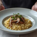 Risoto de Alho-poró e Cogumelos