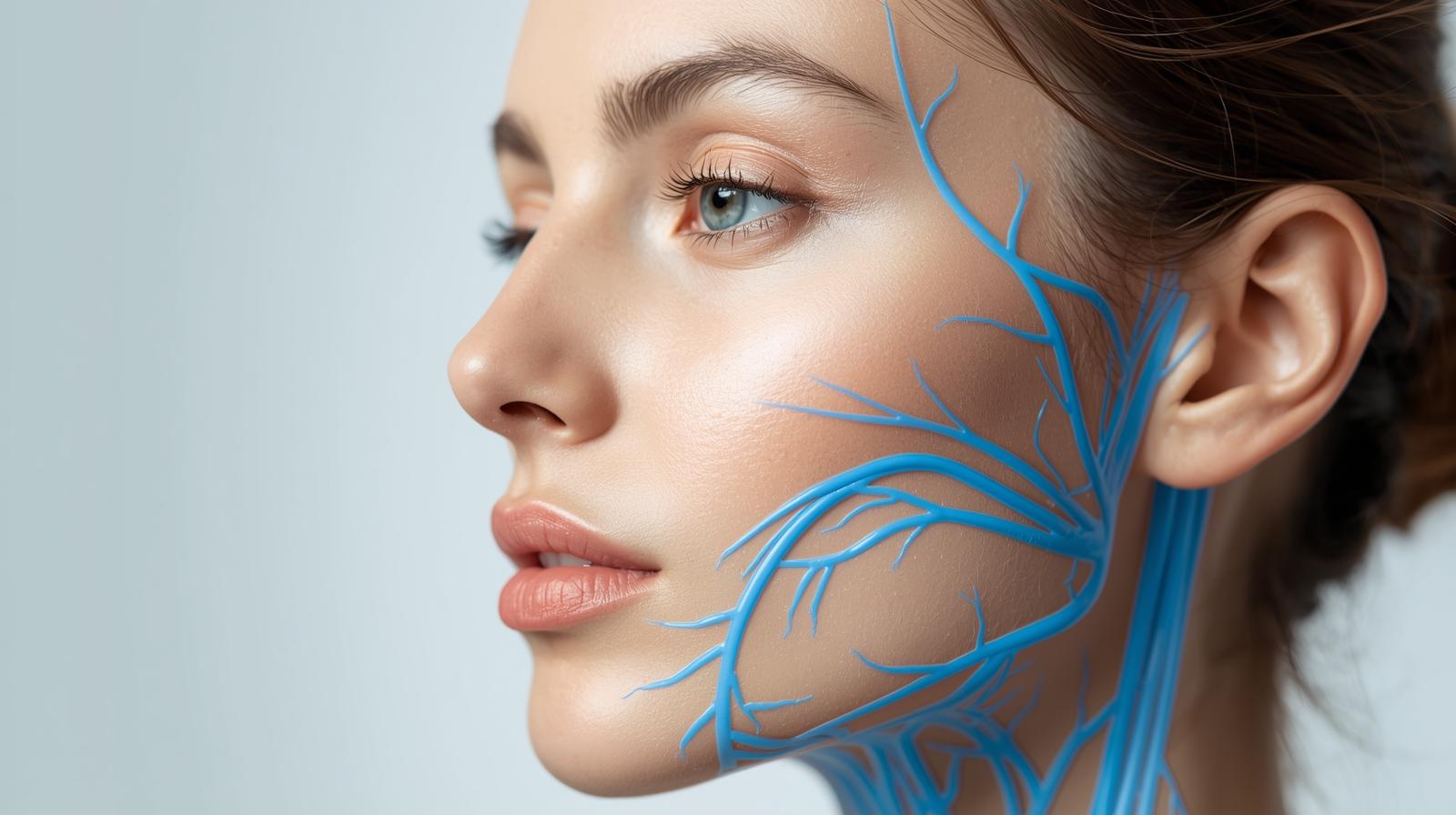 Geometria e drenagem facial