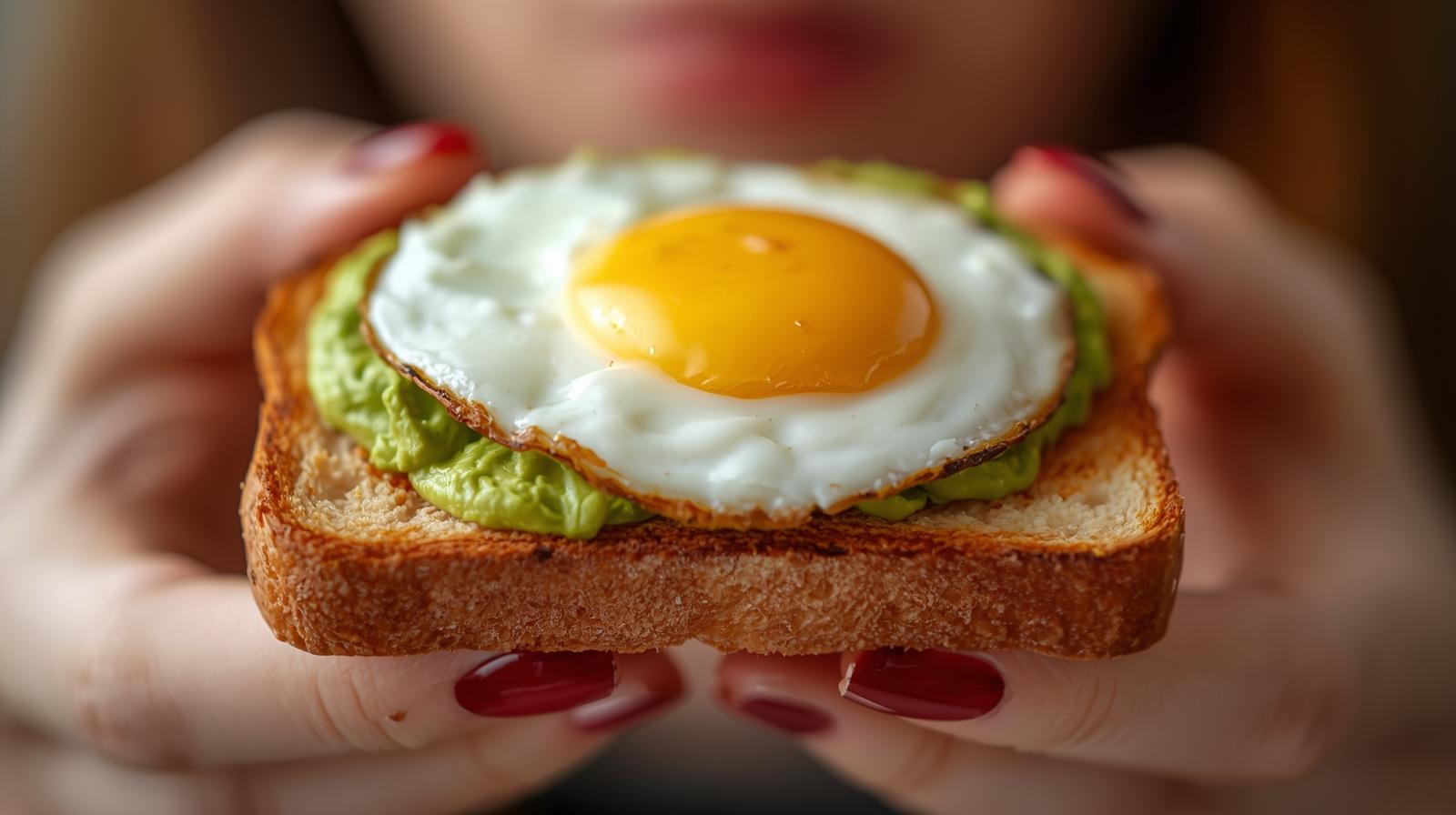 Torrada de Abacate e Ovo