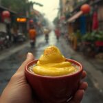 O café de ovo do Vietname