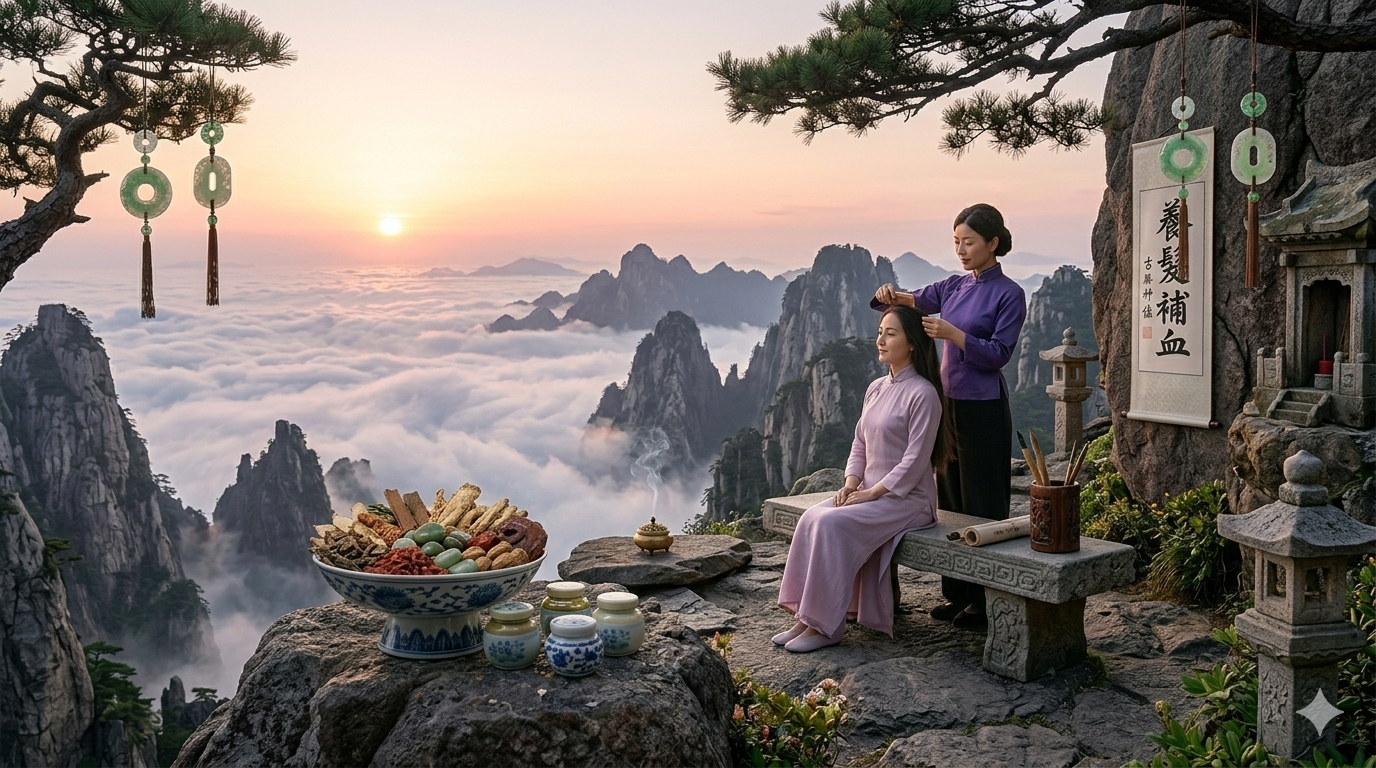 Como a Medicina Tradicional Chinesa trata a queda de cabelo: uma visão profunda e integrativa.