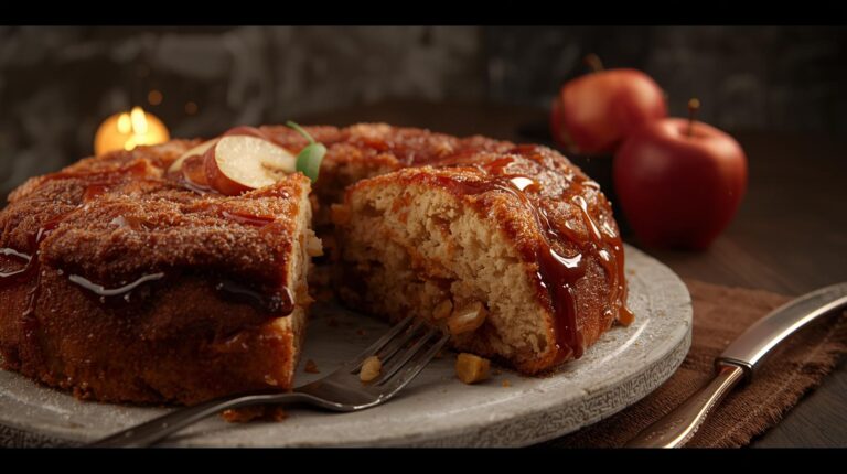 Bolo de Maçã de Frigideira