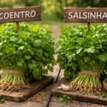 O que realmente diferencia salsinha de coentro?