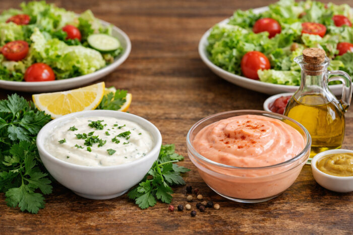 Receita Fit: molhos para salada — 2 opções rápidas e nutritivas