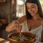 Salada Maxixe e Coco Verde