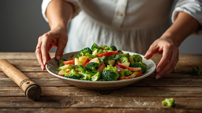 Salada de Brócolis e Maçã