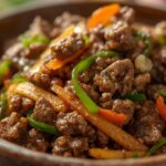 Carne Moída com Dente-de-Leão