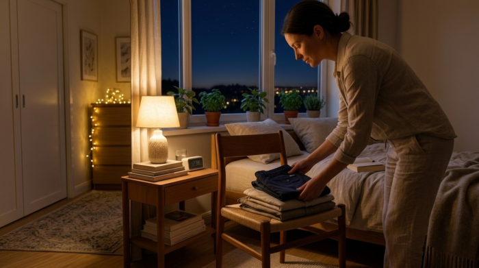 A preparação noturna reduz o estresse da manhã