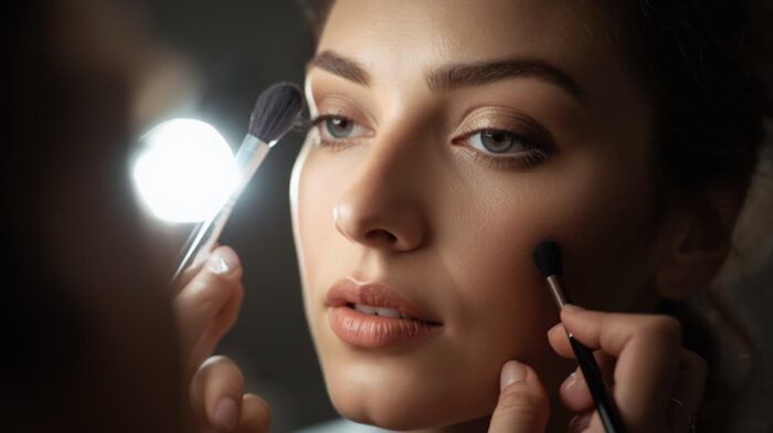 Iluminação perfeita para automaquiagem