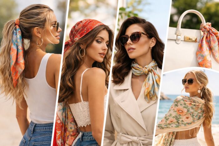 Lenço: simples e elegante