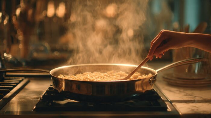 A alquimia de cozinhar com presença e a organização mental através do alimento