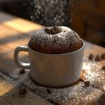 Bolo de caneca de chocolate fofinho feito no microondas