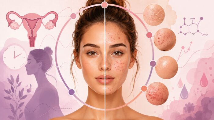 Como o ciclo menstrual afeta a nossa pele?