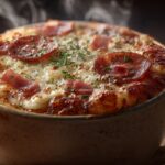 Receita rápida de pizza de caneca no micro-ondas