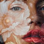 A linguagem das flores em retratos femininos