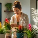 Bromélias como opção colorida para ambientes internos
