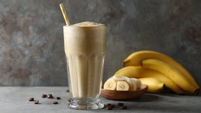 Shake de café cremoso para despertar com energia