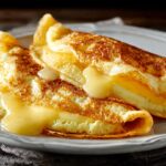 Crepioca rápida de queijo para começar o dia com energia