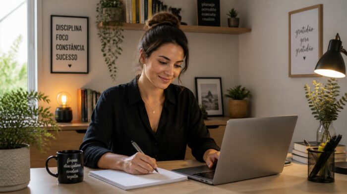 Criando um espaço de trabalho produtivo em home office