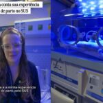 Americana elogia SUS após nascimento prematuro da filha